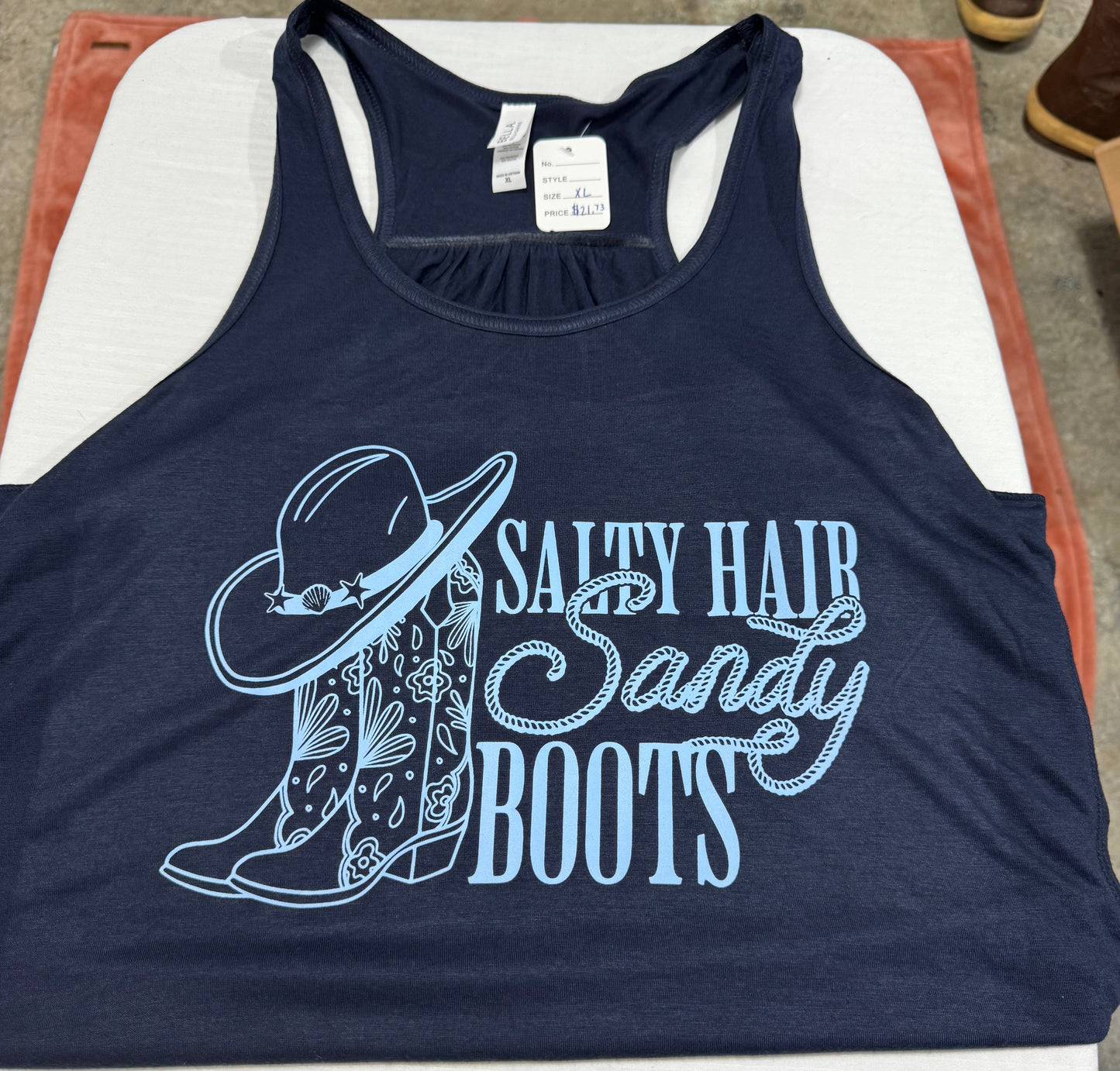 Salty Hair Sandy Boots